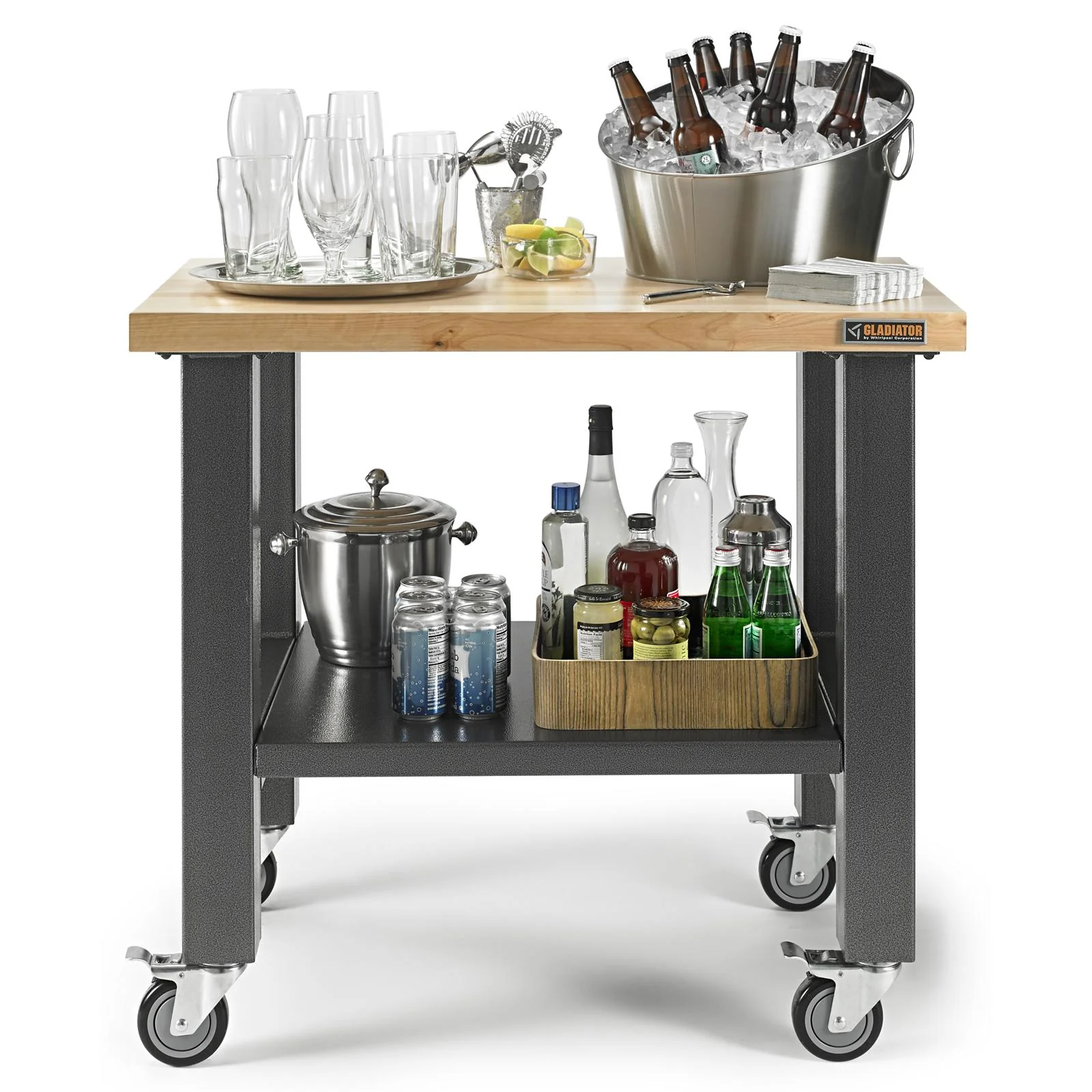 3' Wide Mobile Workstation - Image 4