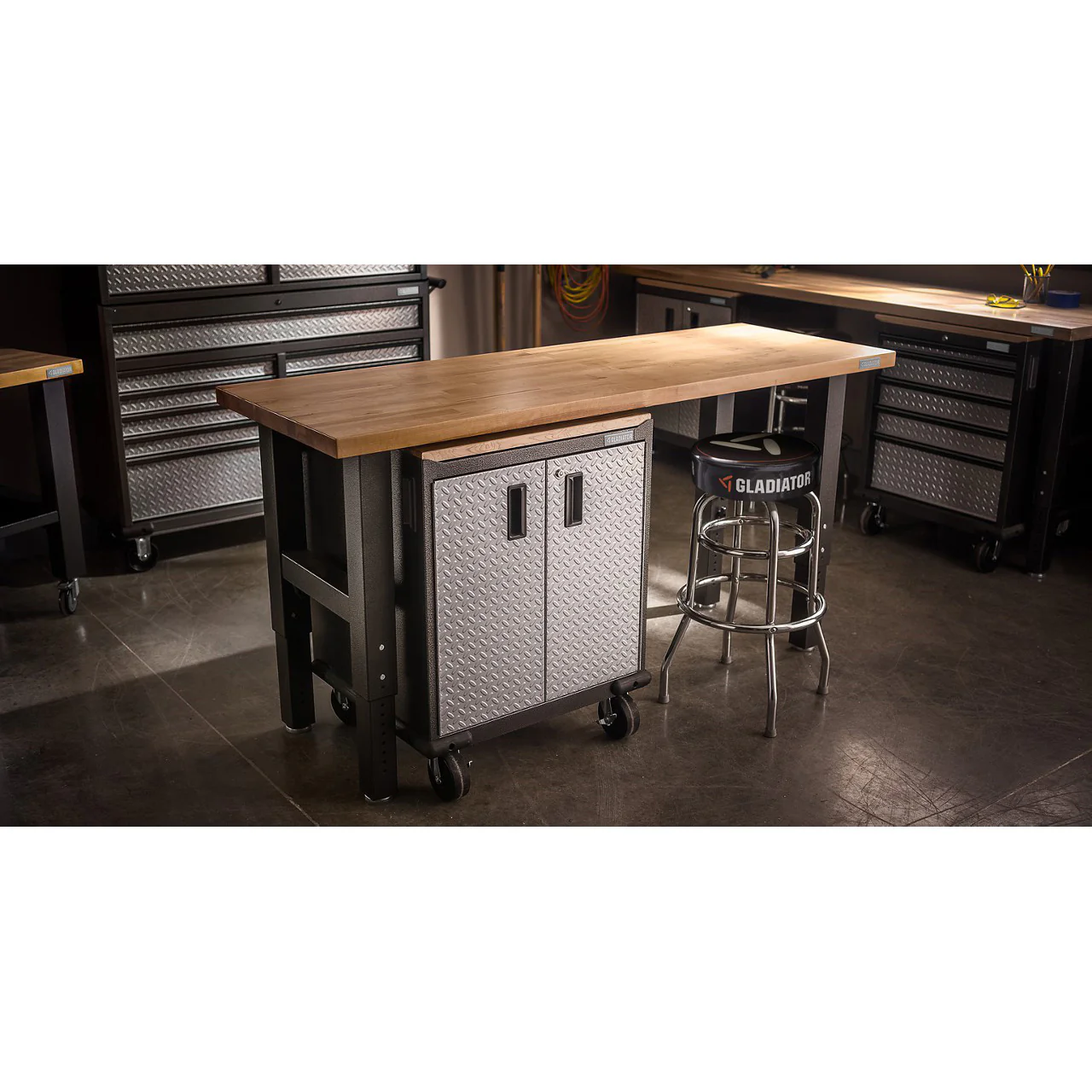 6' Adjustable Height Hardwood Workbench - Image 5