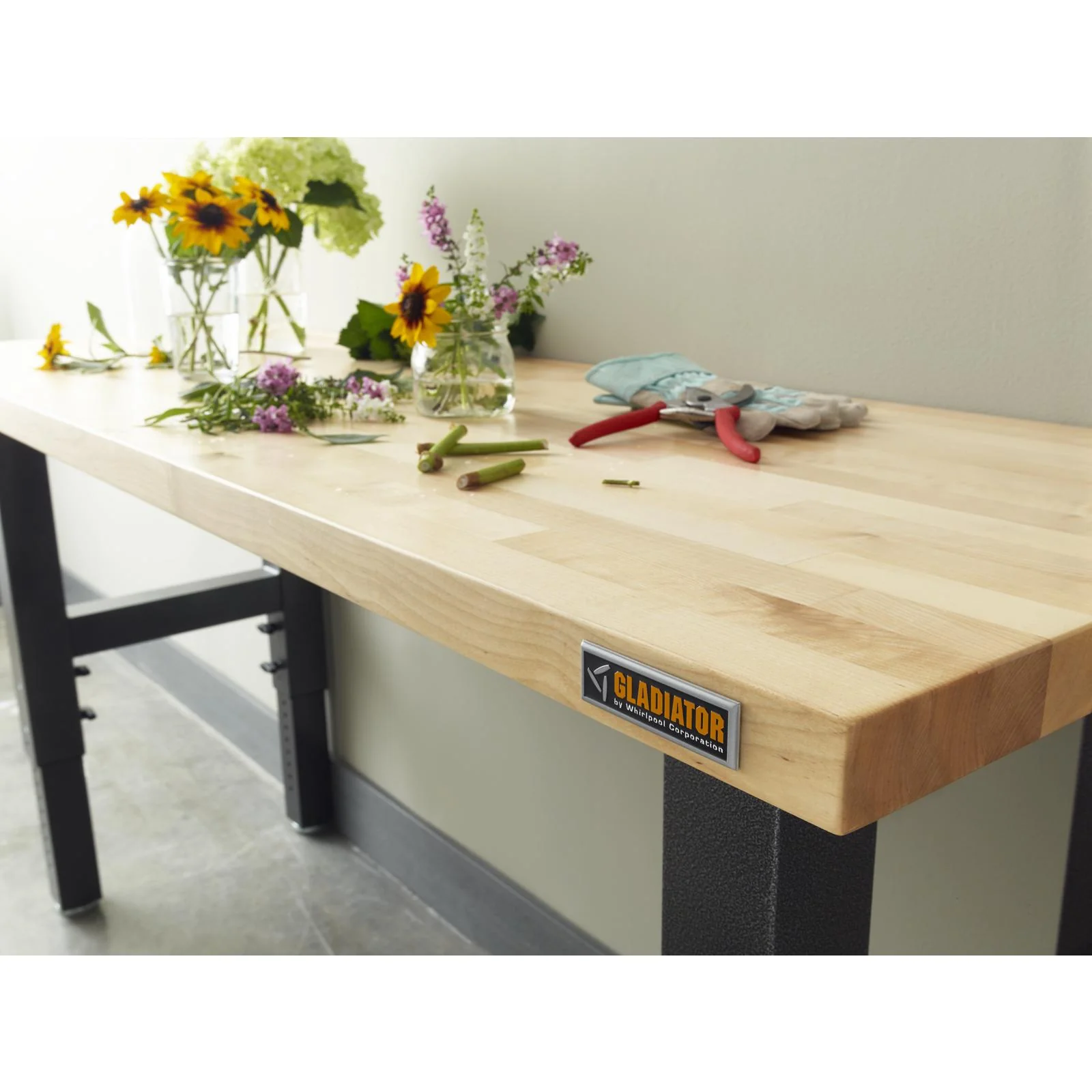 6' Adjustable Height Hardwood Workbench - Image 6