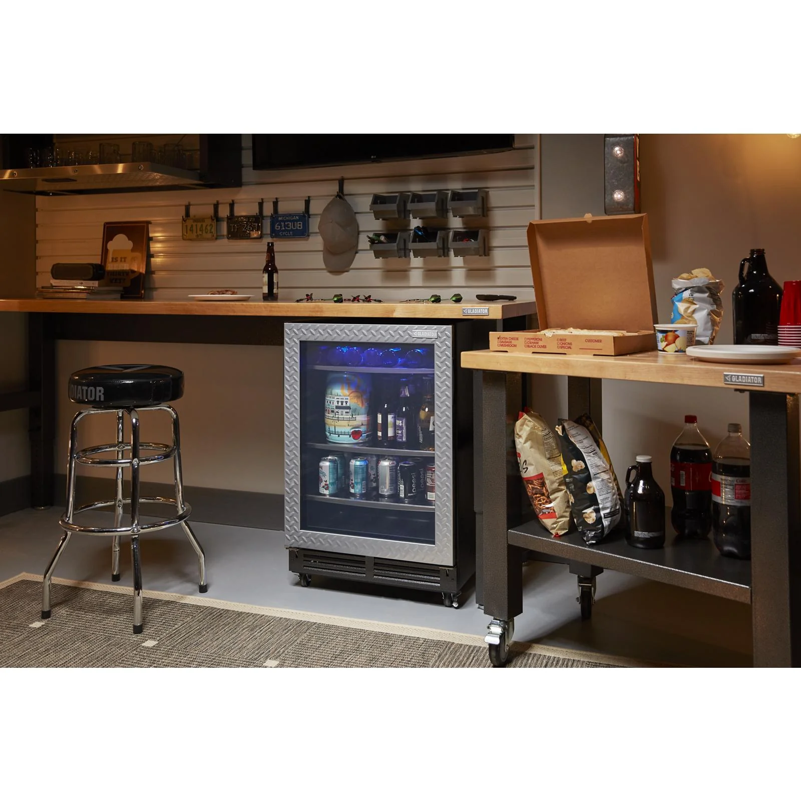 8' Adjustable Height Hardwood Workbench - Image 8