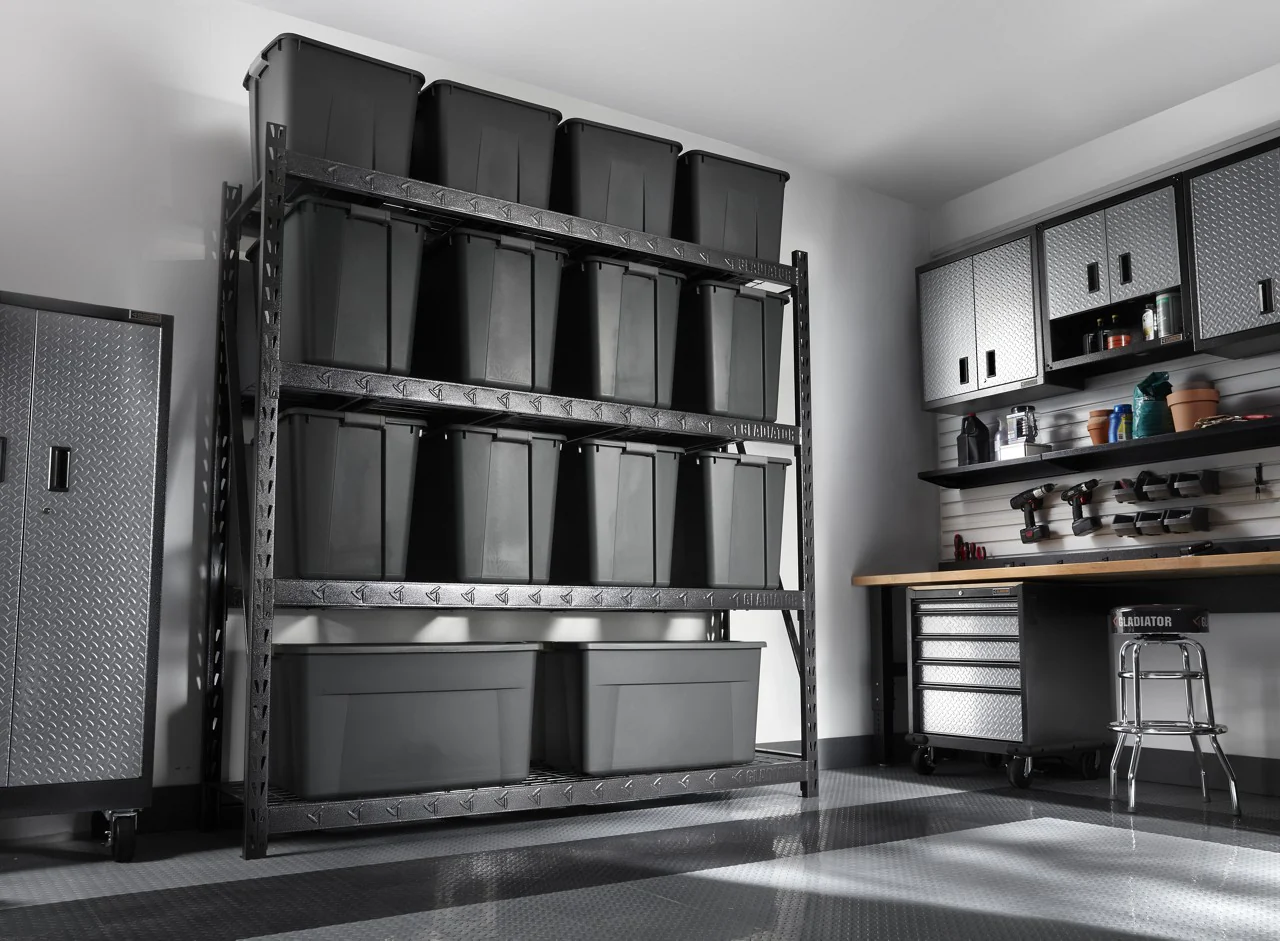 90" x 90" Heavy Duty Mega Rack with Four Adjustable Shelves - Image 5