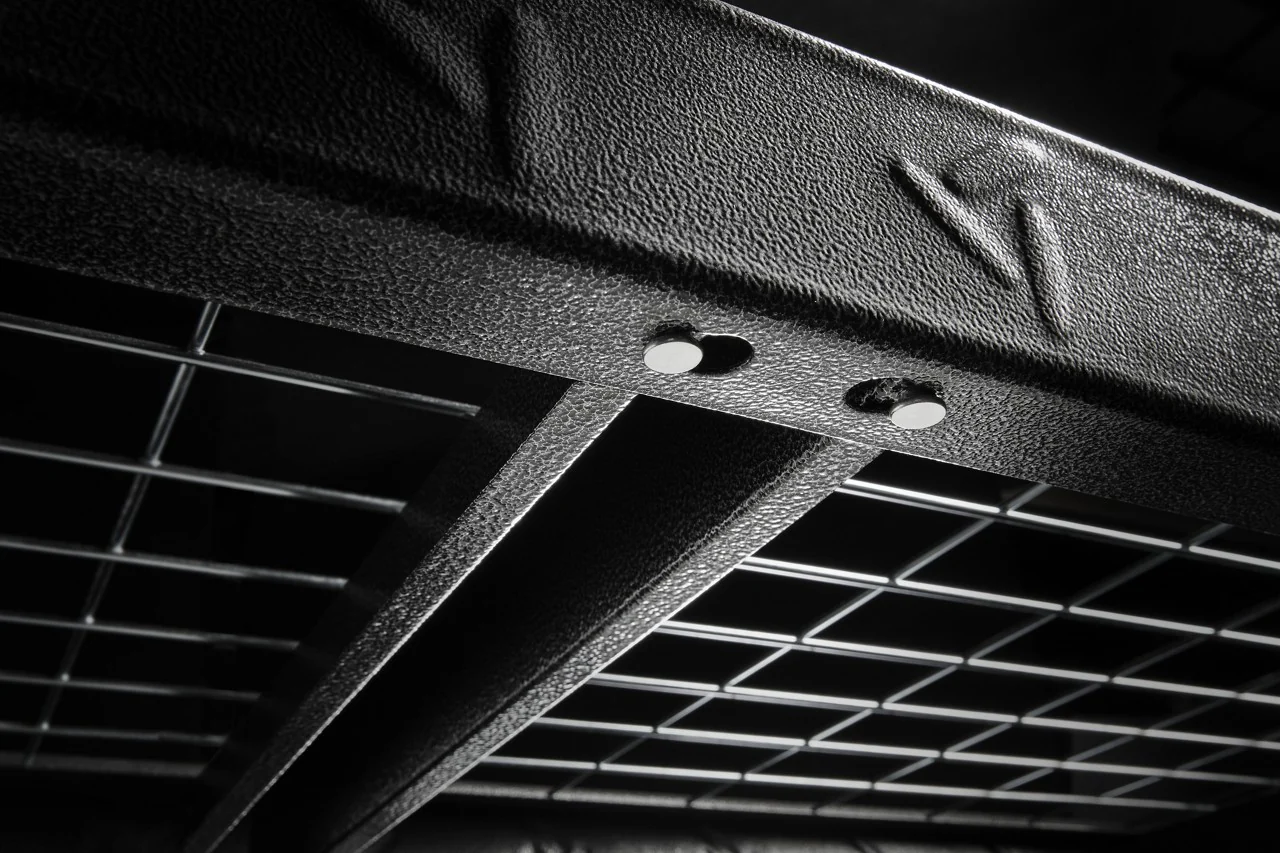 77" Wide Heavy Duty Rack with Four 24" Deep Shelves - Image 8