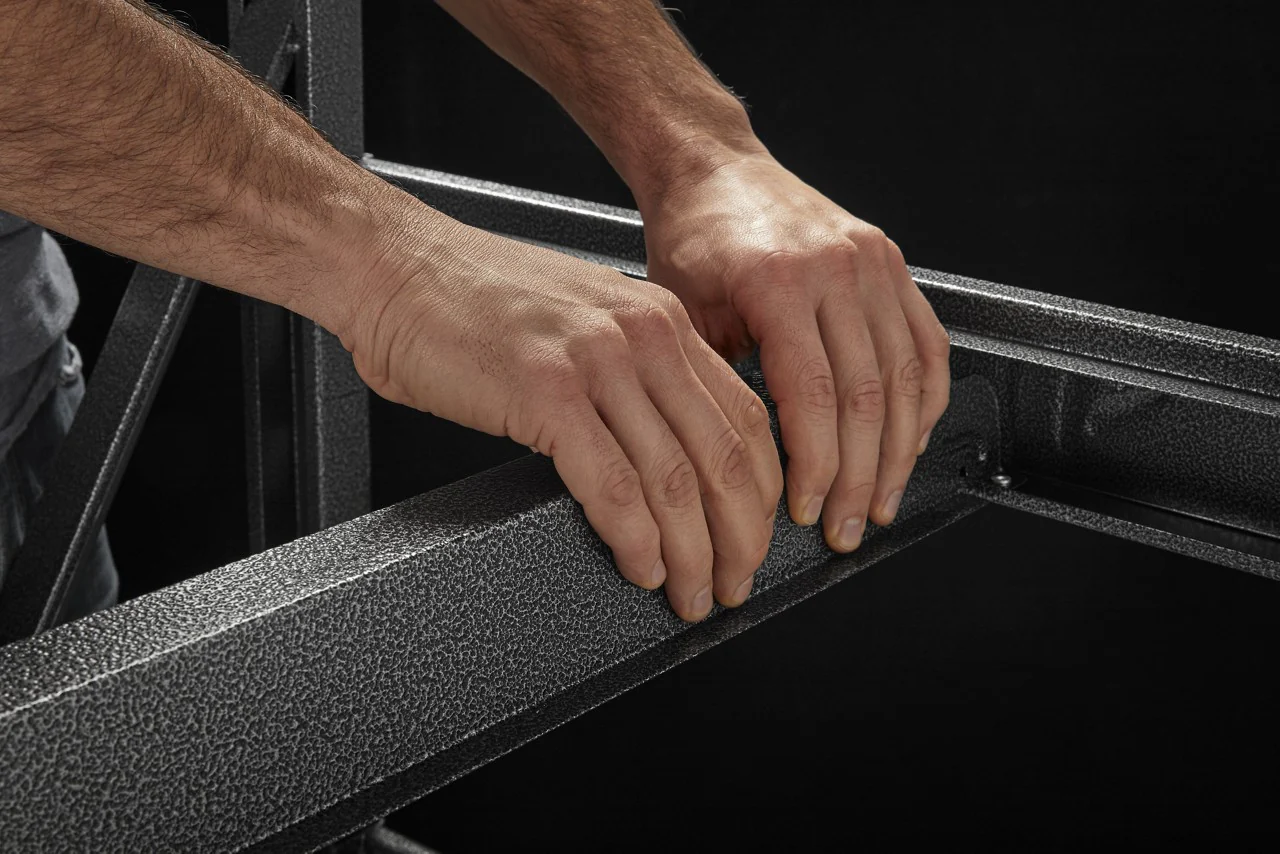 77" Wide Heavy Duty Rack with Four 24" Deep Shelves - Image 6