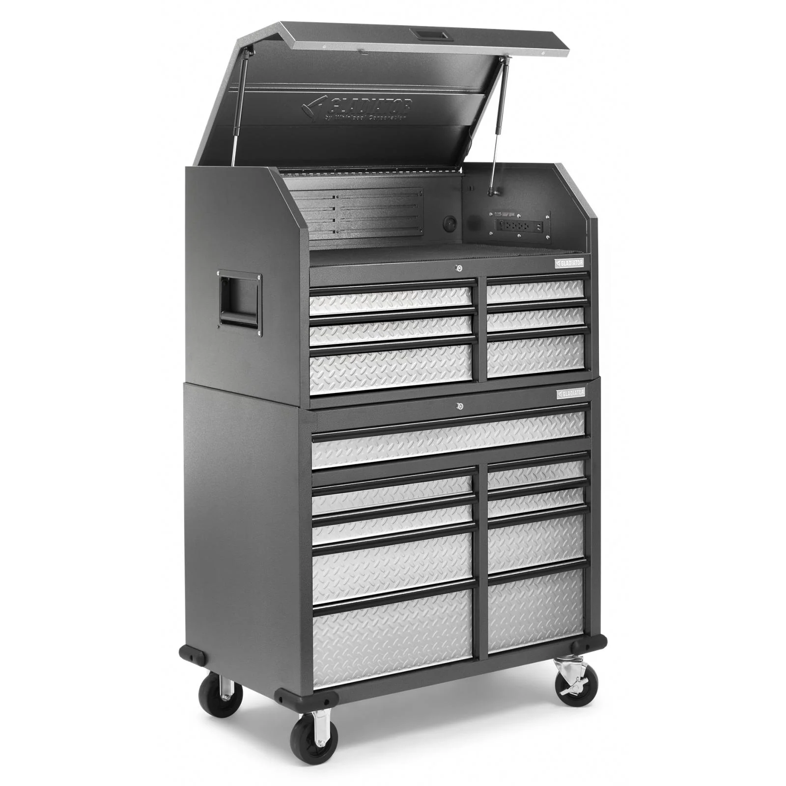 Premier 41 inch 15-drawer Mobile Tool Chest Combo - Image 4