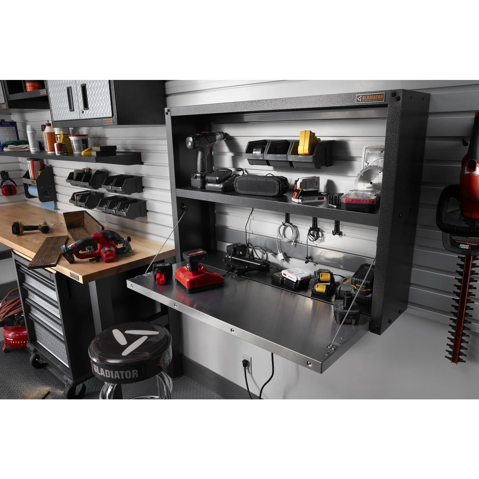 Ready-to-Assemble Foldaway Work Station - Image 9
